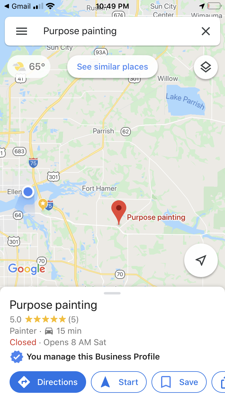 Purpose painting | 13601 18th Pl E, Bradenton, FL 34212 | Phone: (941) 345-6140