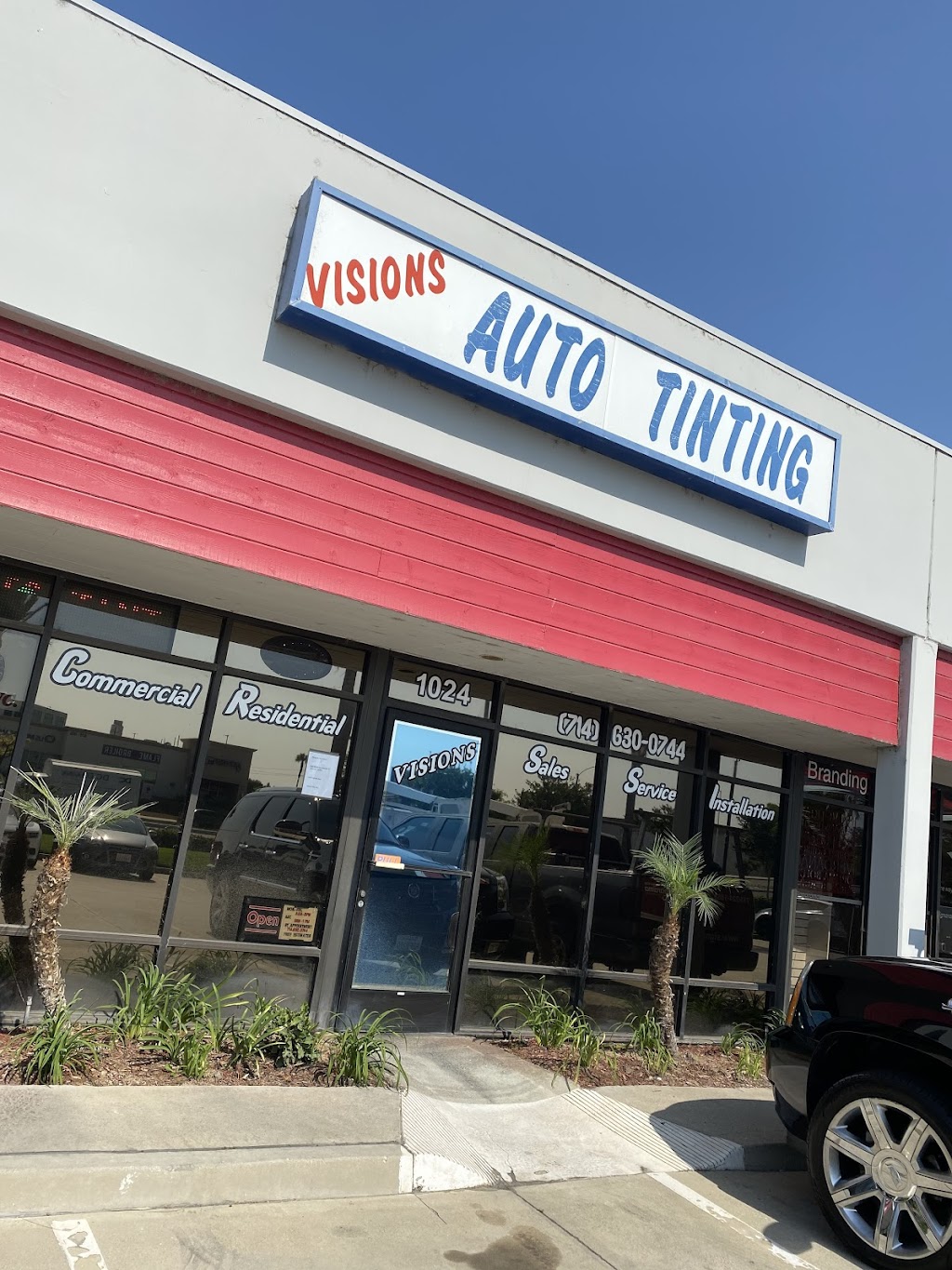 Visions Tint Inc | 1024 N Tustin Ave, Anaheim, CA 92807, USA | Phone: (714) 630-0744