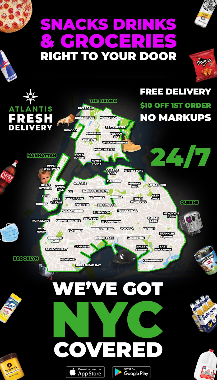 Atlantis Fresh Market - #127 (Now Delivering!) | 258 Livingston St, Northvale, NJ 07647, USA | Phone: (201) 416-7966