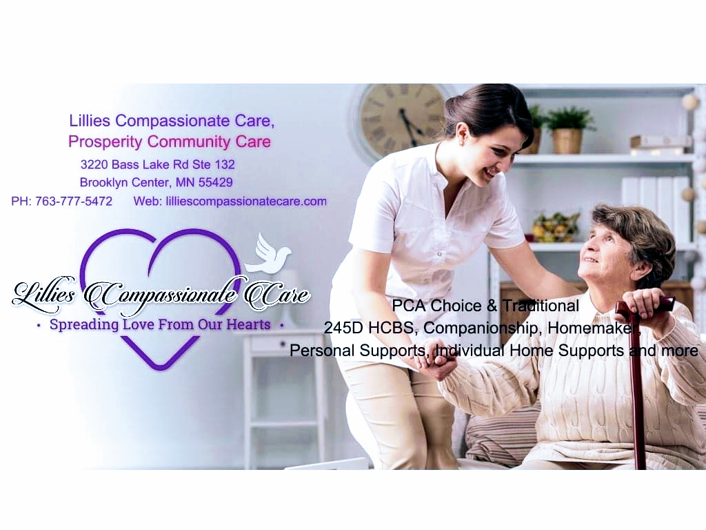 Lillies Compassionate Care | 3220 County Rd 10 Suite #132, Brooklyn Center, MN 55429, USA | Phone: (763) 777-5472