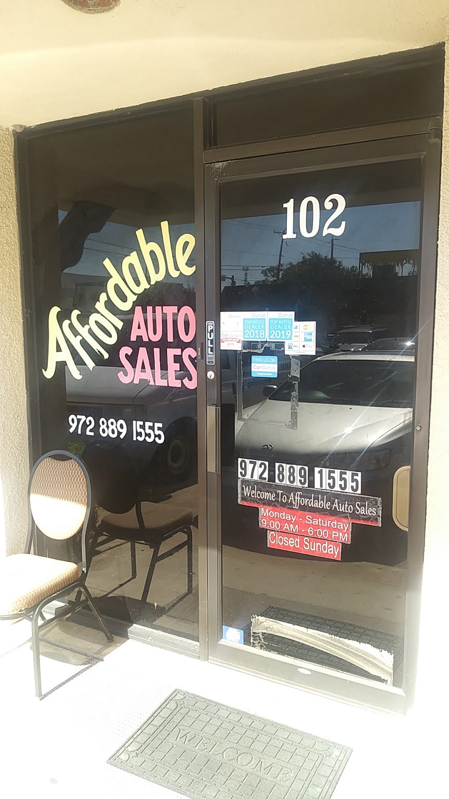 Affordable Auto Sales | 10420 Plano Rd Suite 102, Dallas, TX 75238 | Phone: (972) 977-0702