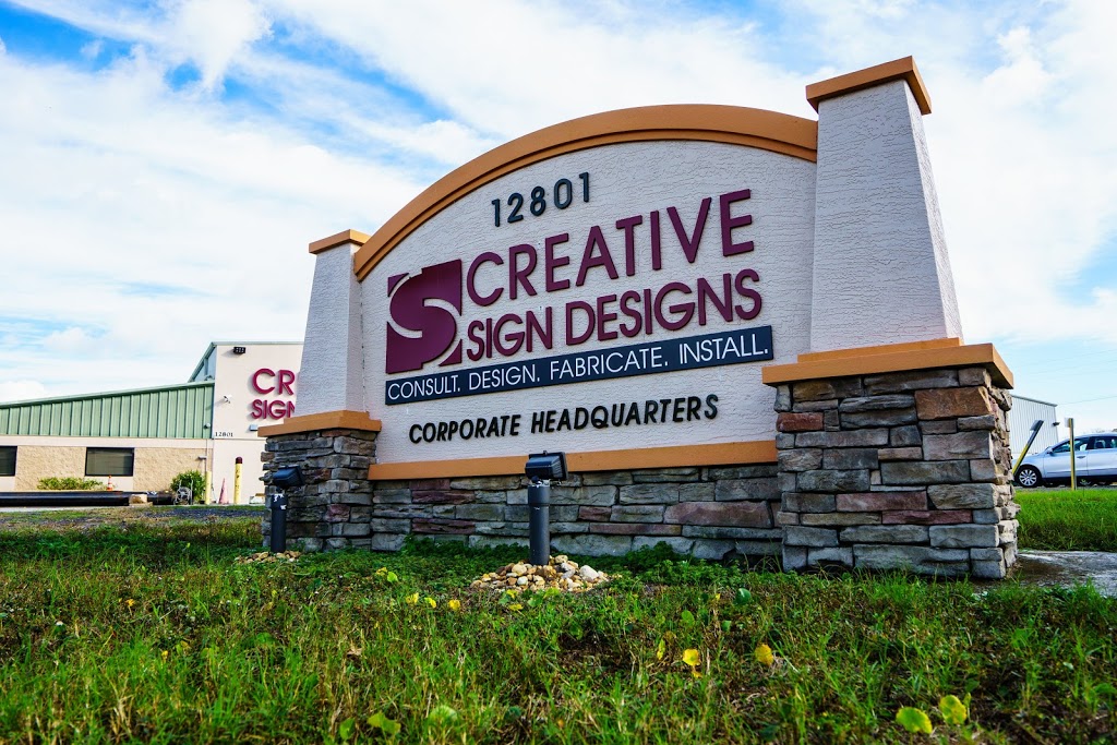 Creative Sign Designs | 12801 Commodity Pl, Tampa, FL 33626, USA | Phone: (800) 804-4809