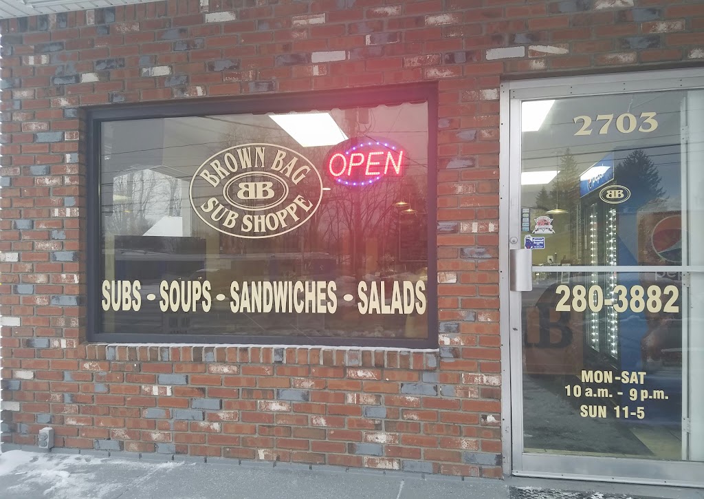 Brown Bag Sub Shoppe | 1 Crossgates Mall Rd, Albany, NY 12203, USA | Phone: (518) 389-6001