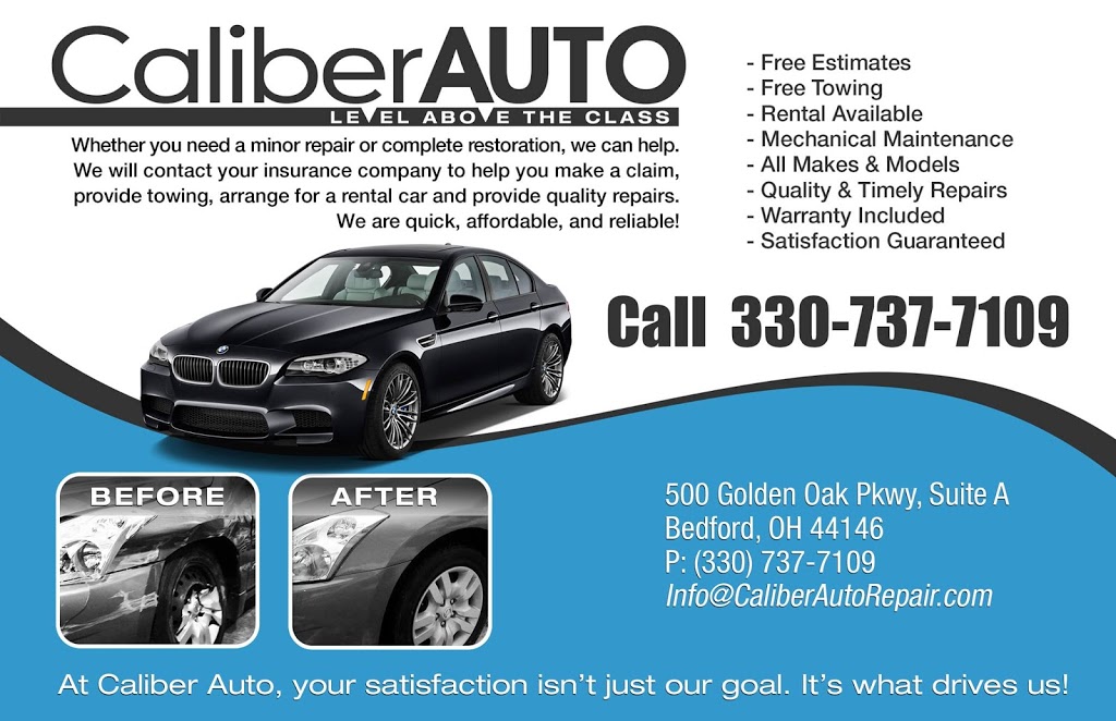 Caliber Auto Repair / Collision Center | 500 Golden Oak Pkwy, Bedford, OH 44146, USA | Phone: (330) 737-7109