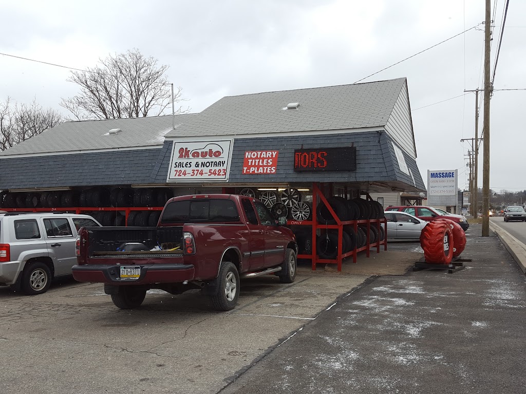 2K Auto | 6553 Lincoln Hwy, Jeannette, PA 15644 | Phone: (724) 885-3020