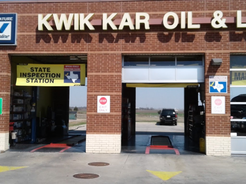 Kwik Kar Oil Change & Auto Care | 1401 W Chapman Dr, Sanger, TX 76266, USA | Phone: (940) 458-6710