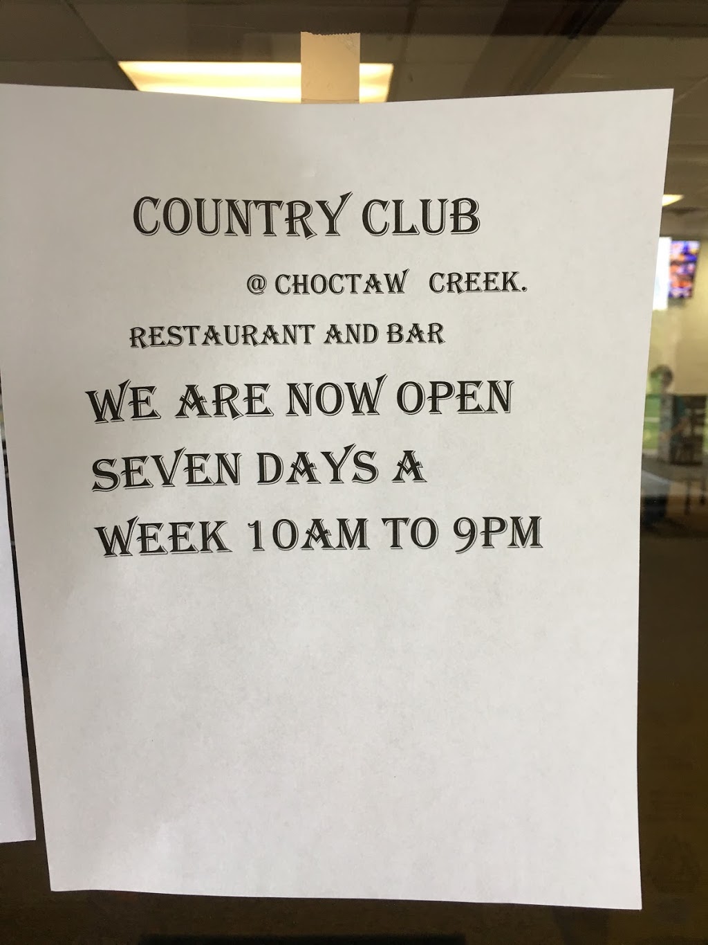 The Country Club at Choctaw Creek | 2200 N Hiwassee Rd, Choctaw, OK 73020, USA | Phone: (405) 769-3219