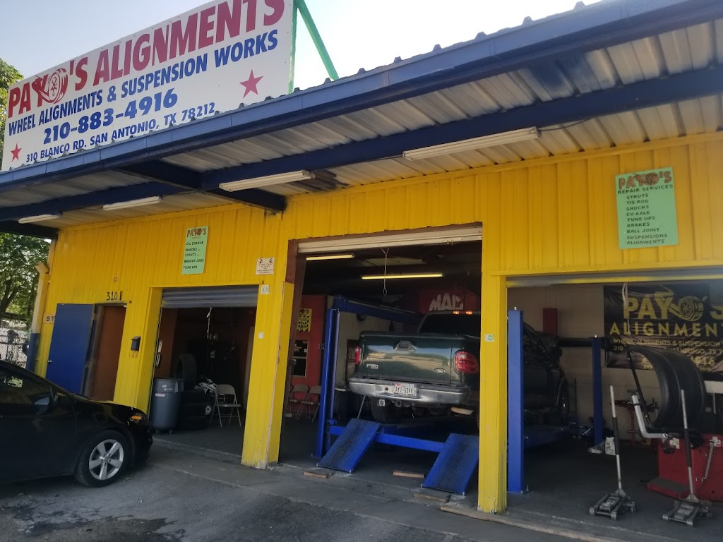 Payos Alignment | 310 Blanco Rd, San Antonio, TX 78212, USA | Phone: (210) 883-4916