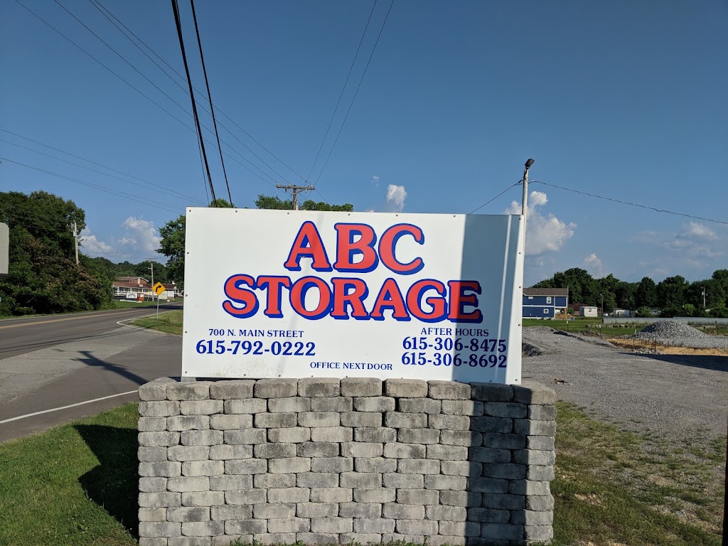 ABC Storage | 700 N Main St, Ashland City, TN 37015, USA | Phone: (615) 792-0222