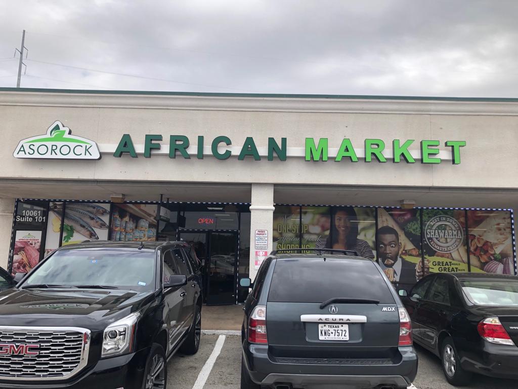 Aso Rock Market | 10061 Whitehurst Dr Suite 101, Dallas, TX 75243, USA | Phone: (214) 393-4393