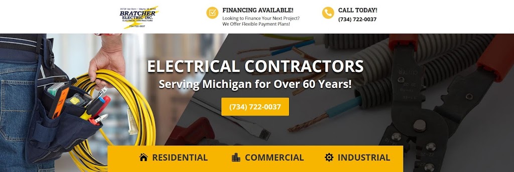 Bratcher Electric, Inc. | 35728 Van Born Rd, Wayne, MI 48184, USA | Phone: (734) 722-0037