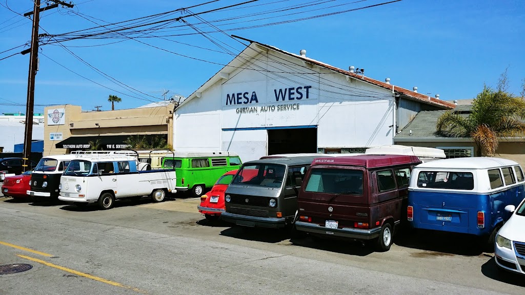 Mesa West German Auto Center | 126 E 16th St, Costa Mesa, CA 92626, USA | Phone: (949) 645-2374