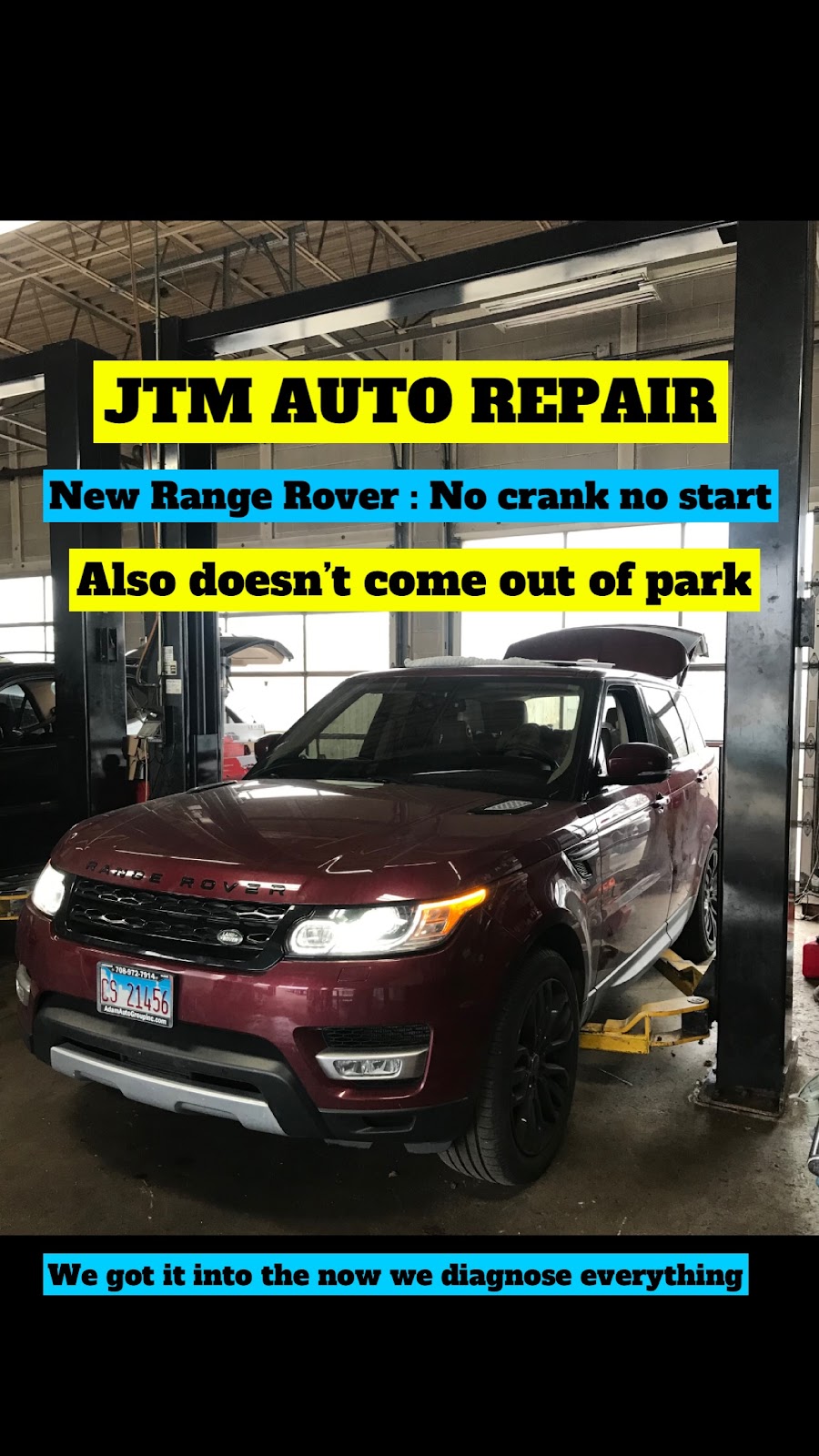 JTM auto repair | 14525 S Cicero Ave, Midlothian, IL 60445, USA | Phone: (708) 704-5804