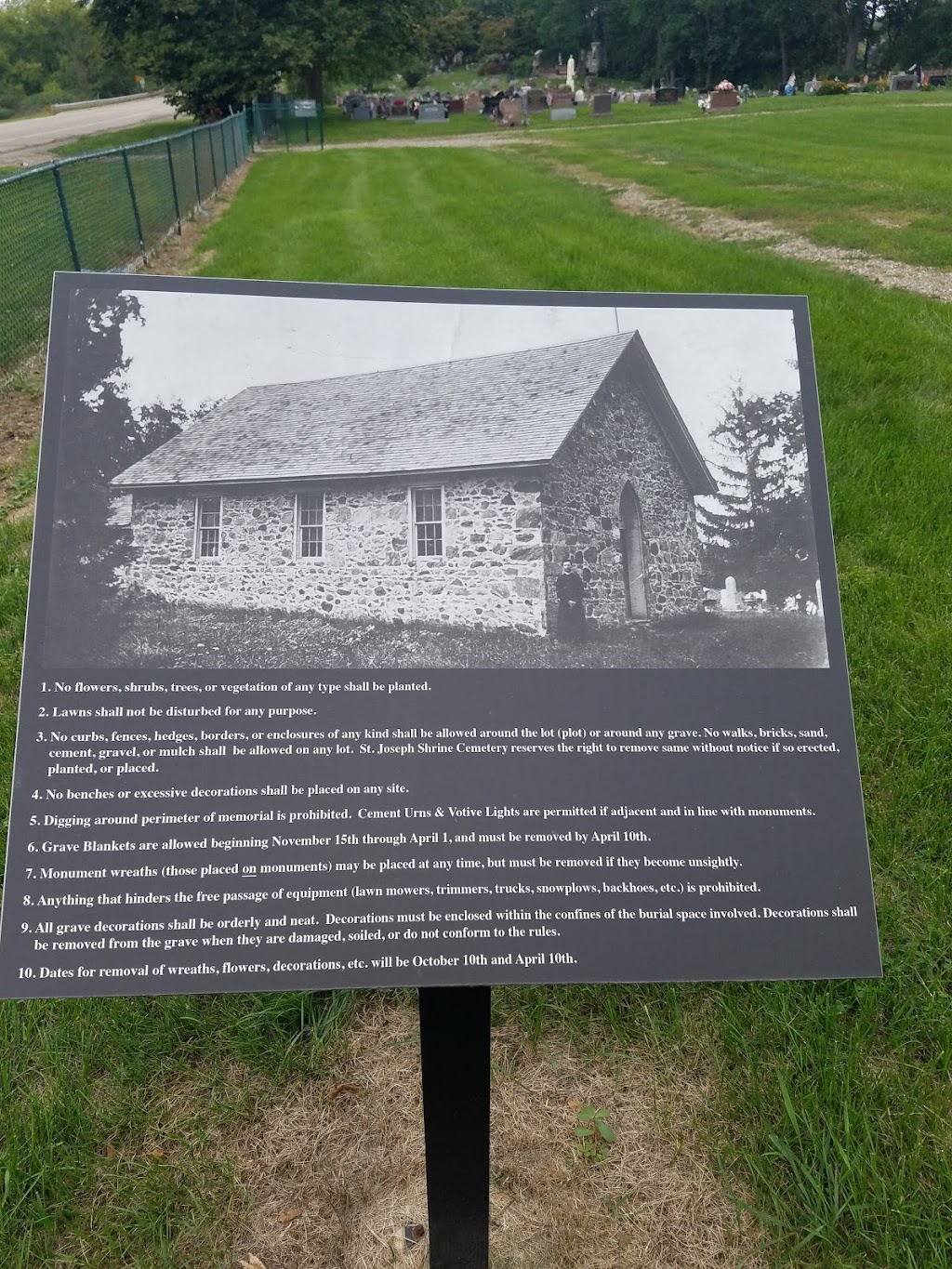 St Joseph Shrine Cemetery | Onsted, MI 49265, USA | Phone: (517) 467-2183