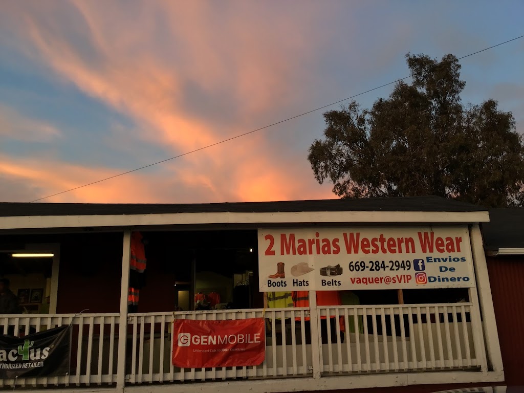 2 Marias - Western Wear | 10 Stewart Ave, San Jose, CA 95127, USA | Phone: (669) 284-2949