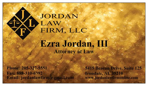 Jordan Law Firm, LLC | 5415 Beacon Dr Suite 125, Birmingham, AL 35210, USA | Phone: (205) 327-5551