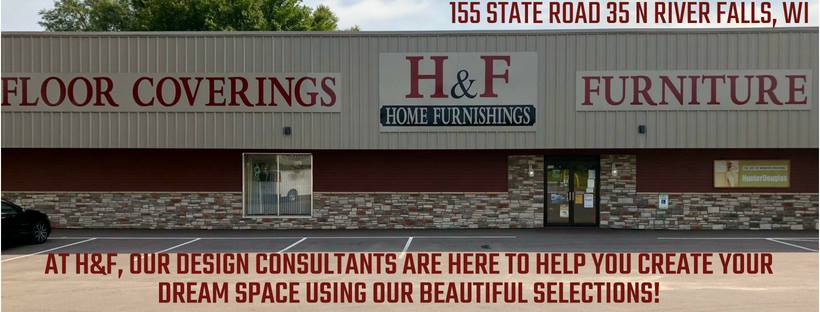 H & F Home Furnishings | 155 WI-35, River Falls, WI 54022, USA | Phone: (715) 425-2782