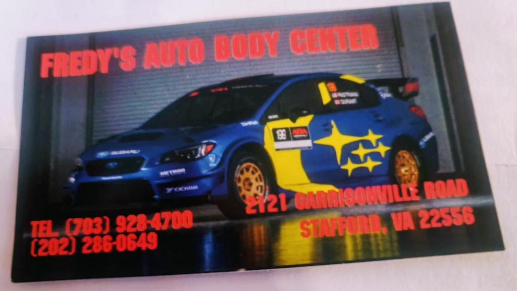 Fredys Auto Body Center | 2121 Garrisonville Rd, Stafford, VA 22556, USA | Phone: (703) 928-4700