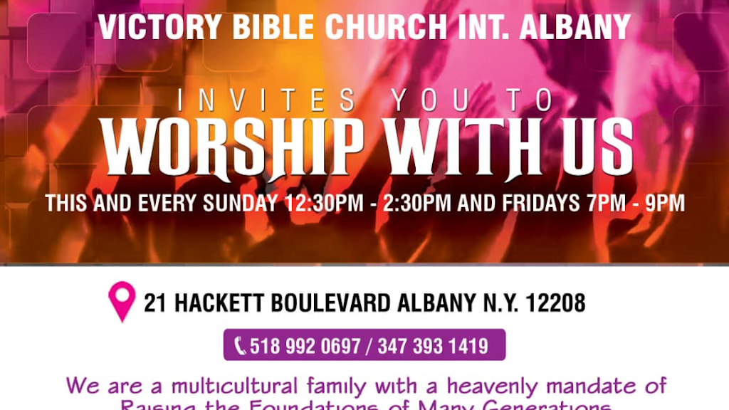 Victory bible church int Albany NY | 129 George St, Green Island, NY 12183, USA | Phone: (347) 393-1419
