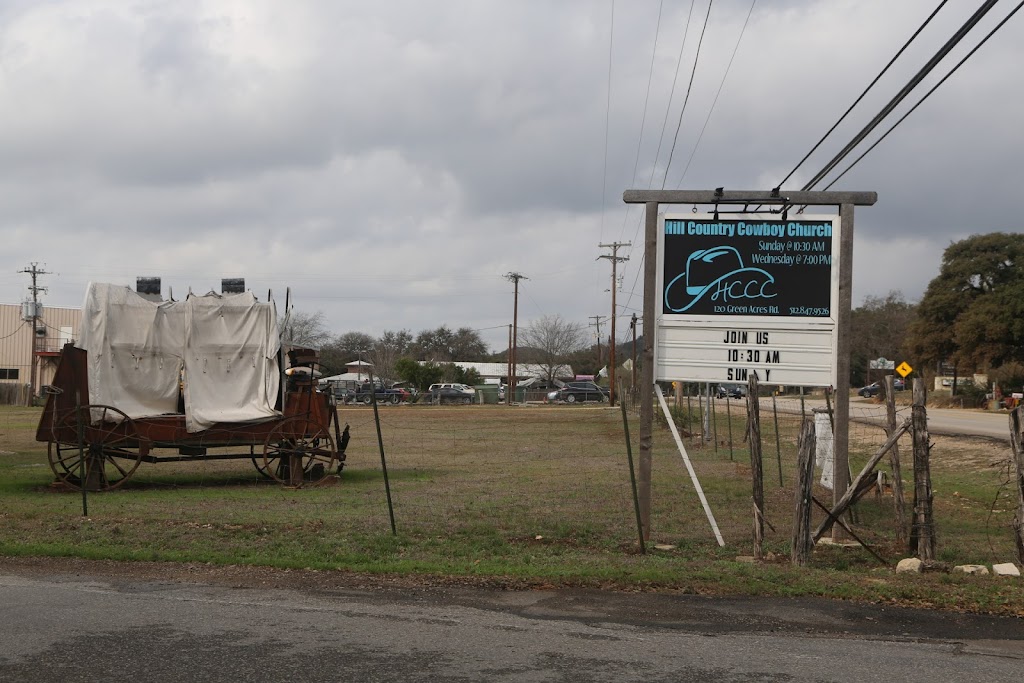 Hill Country Cowboy Church | 120 Green Acres Dr, Wimberley, TX 78676, USA | Phone: (512) 847-9526