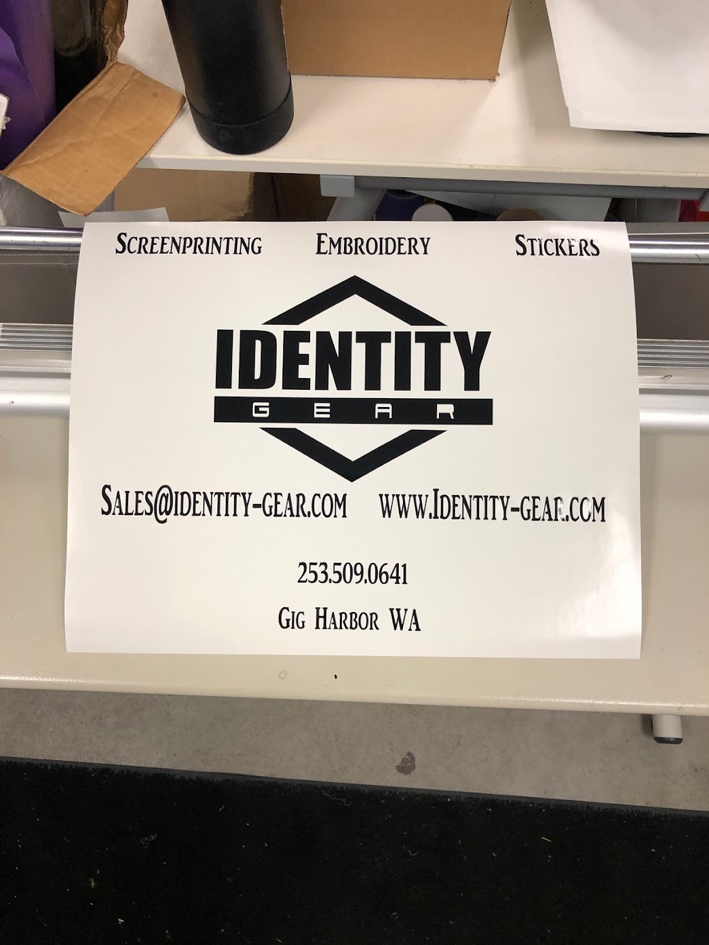 Identity-Gear Screen Print & Embroidery | 10421 Burnham Dr #4, Gig Harbor, WA 98332, USA | Phone: (253) 509-0641