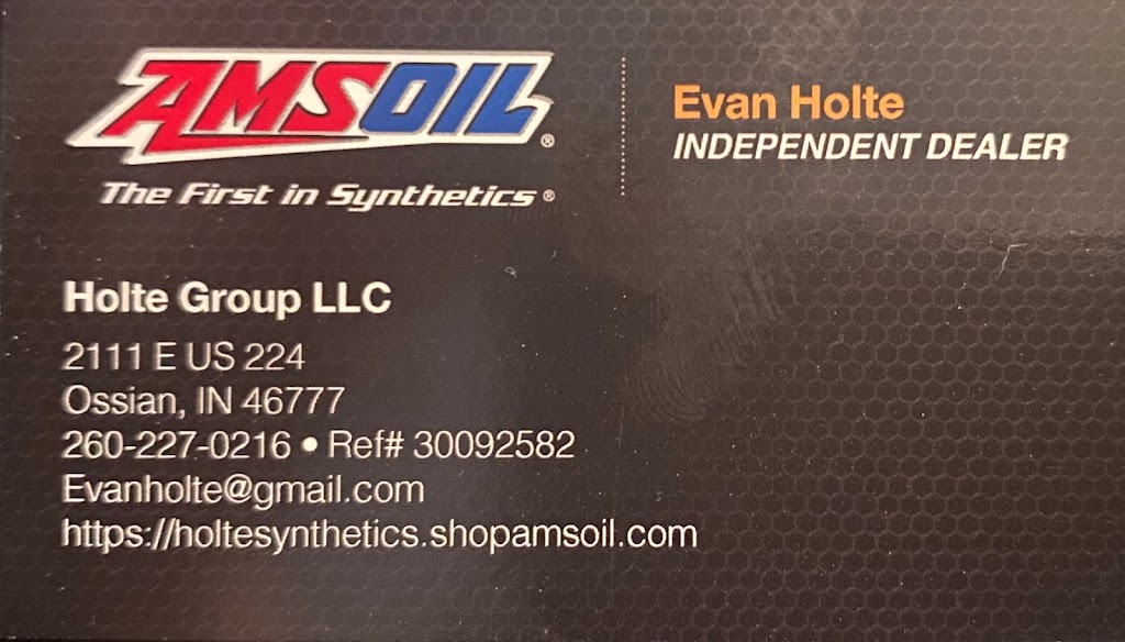 Amsoil Independent Dealer Evan Holte | 2111 US-224, Ossian, IN 46777, USA | Phone: (260) 227-0216