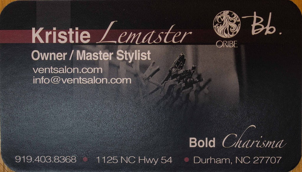 Vent Salon | 1125 W North Carolina 54 #206, Durham, NC 27707, USA | Phone: (919) 403-8368