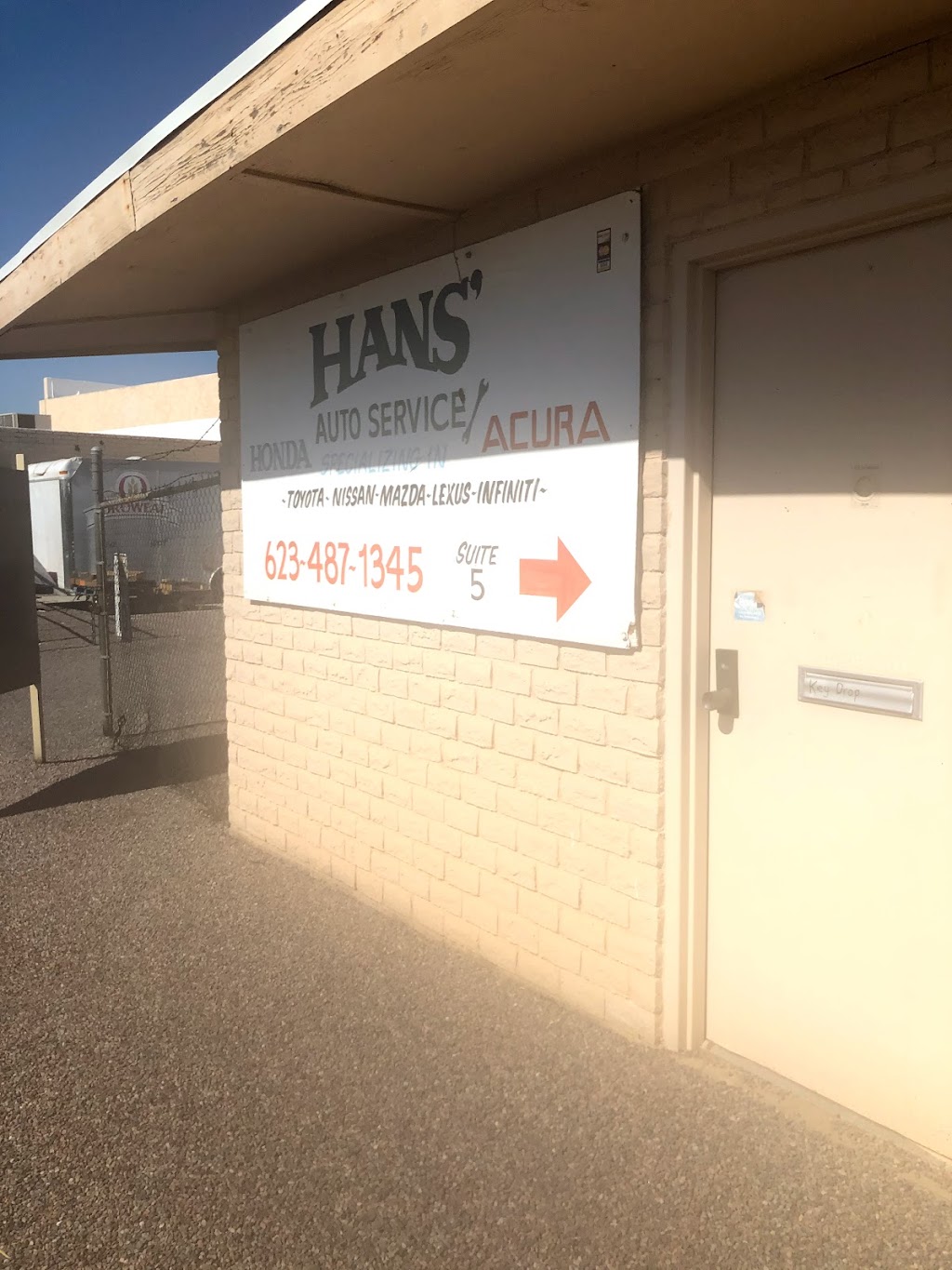 Hans Auto Services | 10824 N 96th Ave #5, Peoria, AZ 85345, USA | Phone: (623) 487-1345