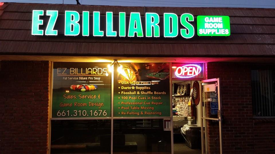 Ezbilliards Retail Store | 20613 Soledad Canyon Rd, Santa Clarita, CA 91351 | Phone: (661) 310-1676