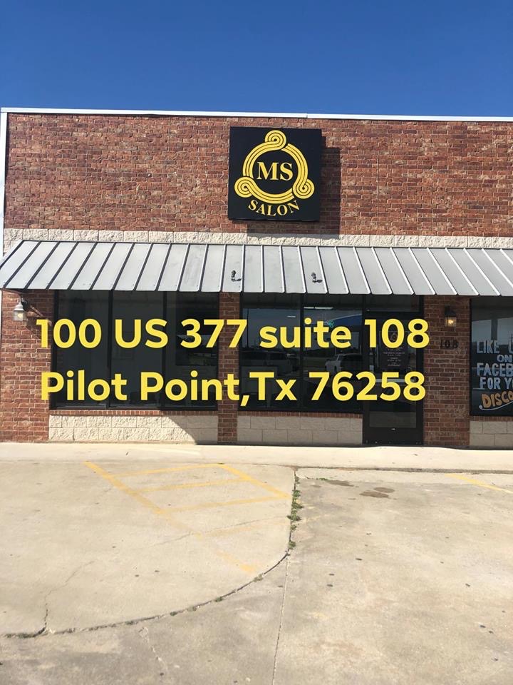 MS Salon | 100 US-377 Suite 108, Pilot Point, TX 76258, USA | Phone: (214) 995-2327