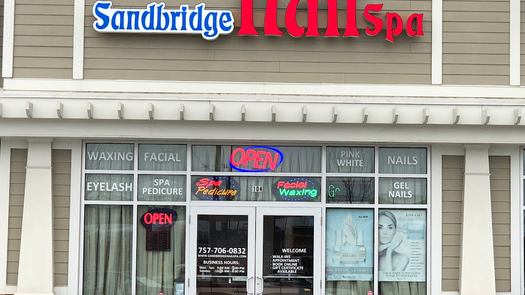 Sandbridge Nail Spa | 2105 Princess Anne Rd #104, Virginia Beach, VA 23456, USA | Phone: (757) 706-0832