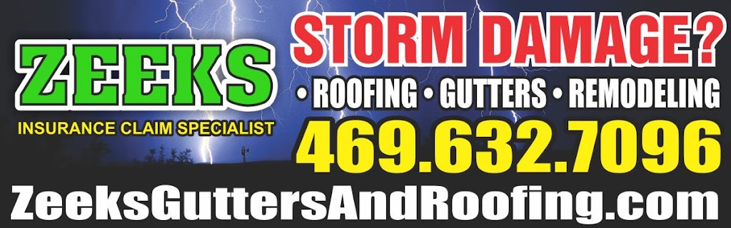 Zeeks Construction, Gutters & Roofing | 10015 FM 751, Quinlan, TX 75474, USA | Phone: (469) 632-7096