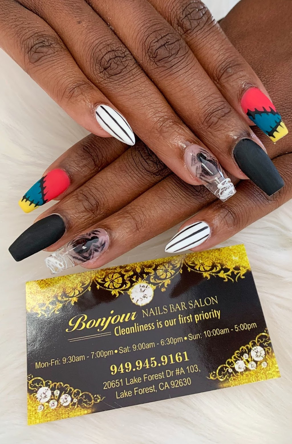 Bonjour Nails Bar Salon - Lake Forest | 20651 Lake Forest Dr A103, Lake Forest, CA 92630, USA | Phone: (949) 945-9161