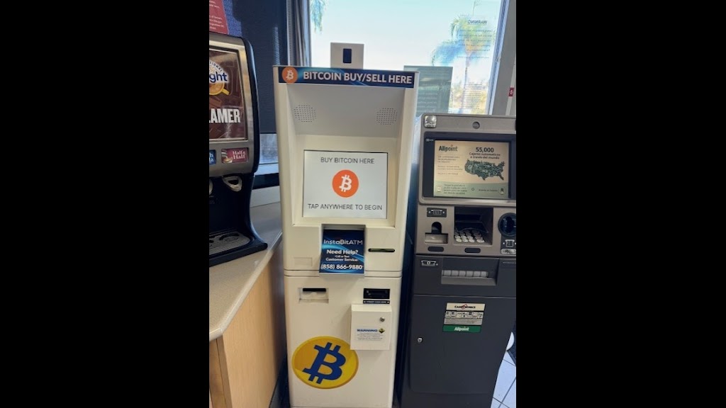 InstaBitATM Bitcoin ATM | 16851 Lakeshore Dr, Lake Elsinore, CA 92530, USA | Phone: (858) 866-9880
