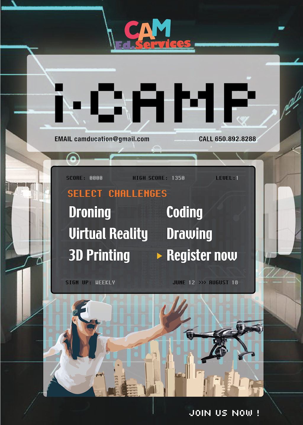 i-CAMp - Premium Tech Camp | 1101 Helen Dr, Millbrae, CA 94030, USA | Phone: (650) 892-8288