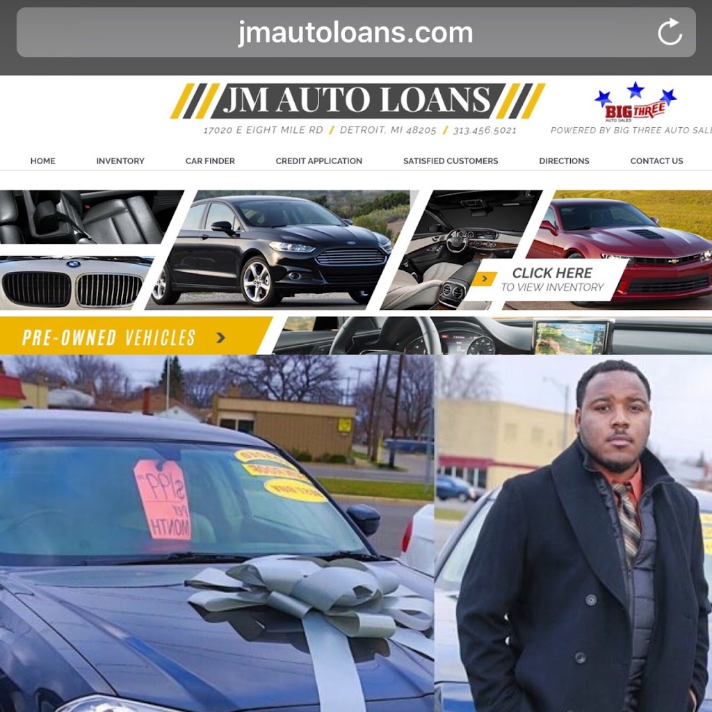 JM Auto Loans | 17020 8 Mile Rd, Detroit, MI 48205, USA | Phone: (313) 456-5021