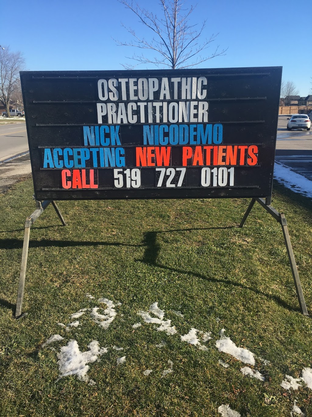 Nick Nicodemo Osteopathy | 1303 Essex County Rd 22 Unit #100, Belle River, ON N0R 1A0, Canada | Phone: (519) 727-0101