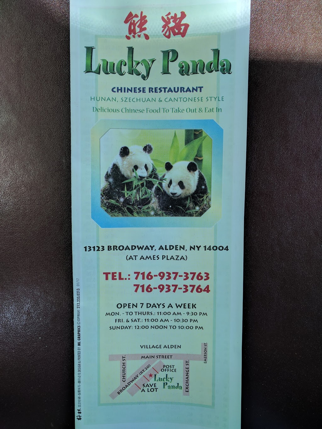 Lucky Panda Chinese Restaurant | 13125 Broadway, Alden, NY 14004, USA | Phone: (716) 937-3763