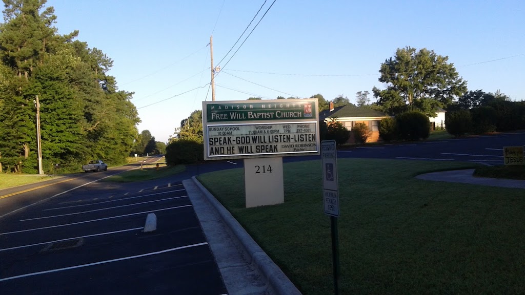 Madison Heights Free Will Baptist Church | 214 Andrew Sink Rd, Lexington, NC 27295, USA | Phone: (336) 787-4081
