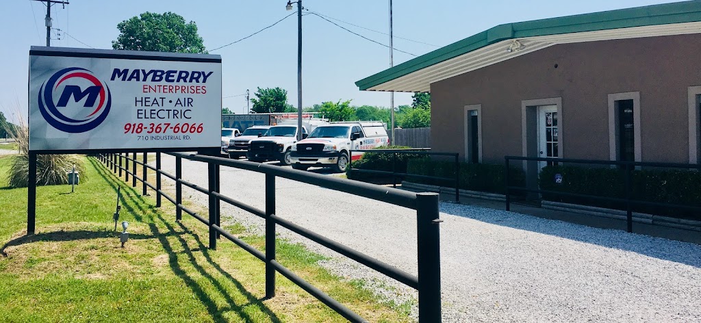 Mayberry Heat Air & Electric | 710 Industrial Rd, Bristow, OK 74010, USA | Phone: (918) 367-6066