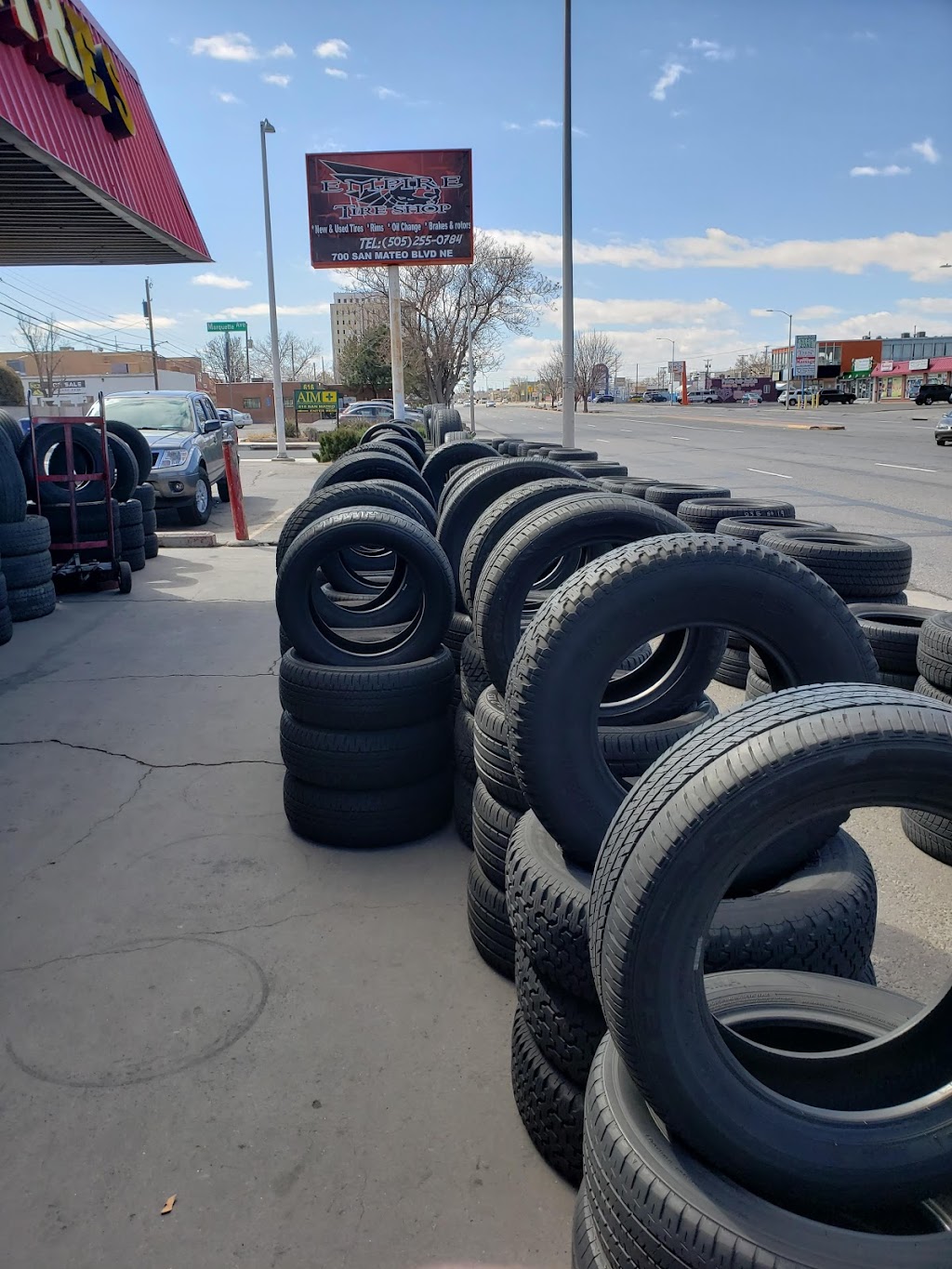 Empire Tire Shop & Auto Detail | 700 San Mateo Blvd NE, Albuquerque, NM 87108, USA | Phone: (505) 255-0784