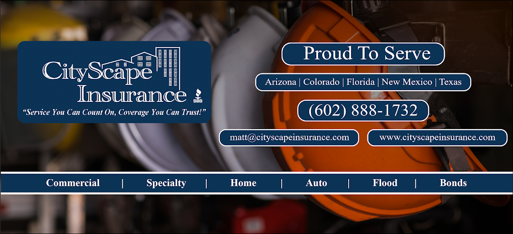 CityScape Insurance | 127 W Juanita Ave #114, Mesa, AZ 85210, USA | Phone: (602) 888-1732