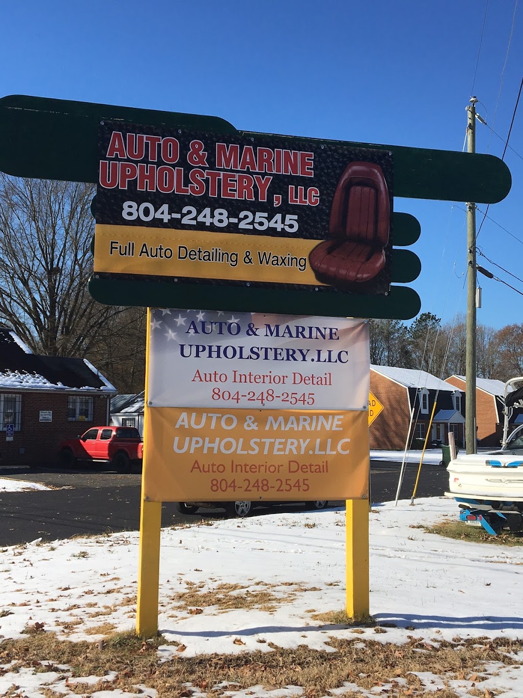 AUTO & MARINE UPHOLSTERY | 3607 Woodlawn St, Hopewell, VA 23860, USA | Phone: (804) 248-2545