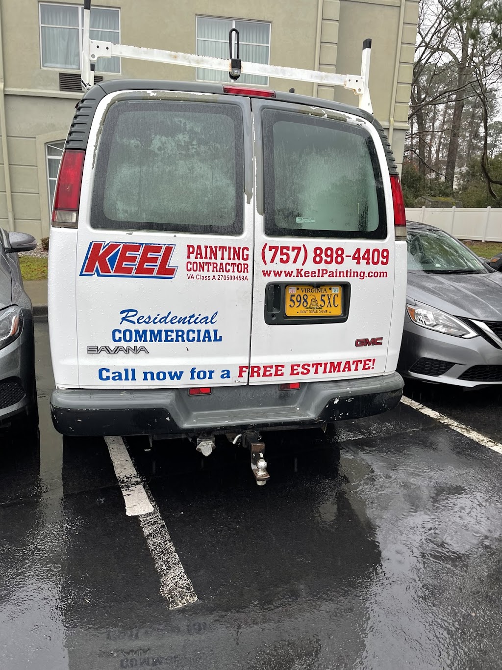 Keel Painting Contractors Inc | 8560 Victory Hill Ln, Hayes, VA 23072, USA | Phone: (804) 642-0709