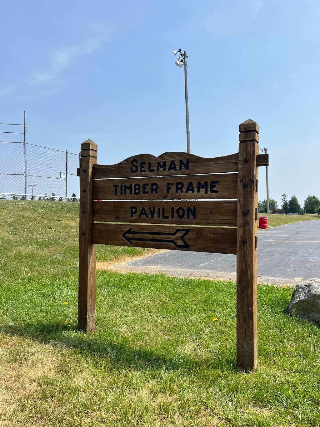 Selman Timber Frame Pavilion at Commons Park | Circle Hill Cemetery Rd, Angola, IN 46703, USA | Phone: (260) 665-1588