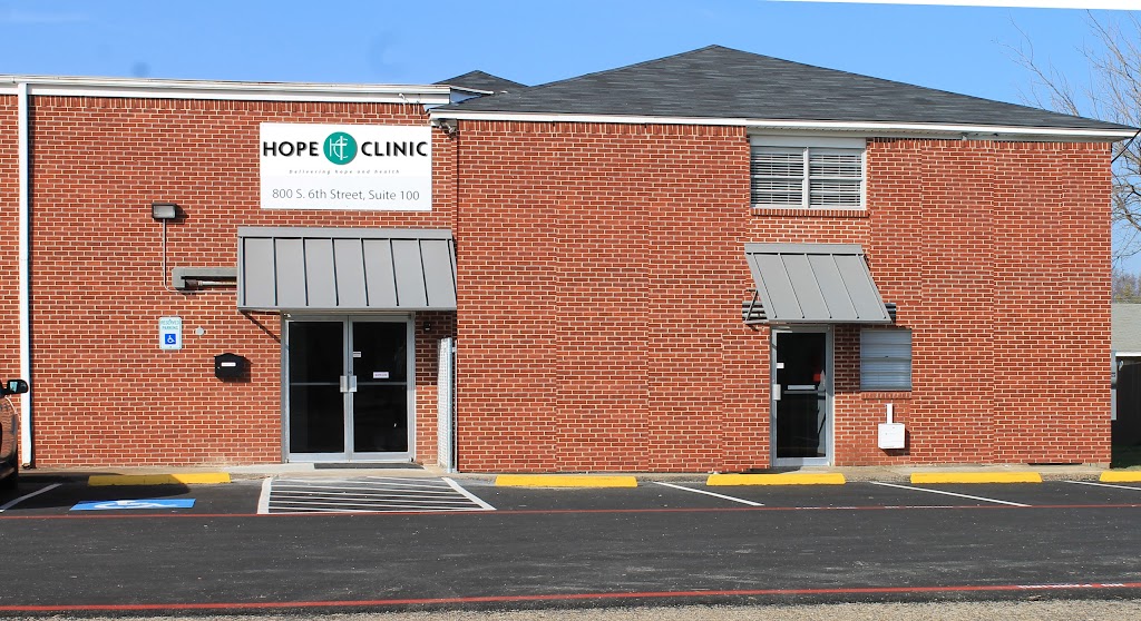 Hope Clinic of Garland, Inc. | 800 S 6th St Suite 100, Garland, TX 75040, USA | Phone: (469) 800-2500