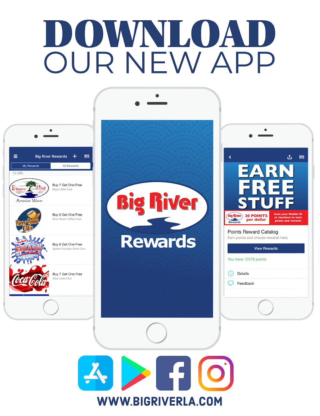 Big River Food & Fuel | 1136 W Airline Hwy, Laplace, LA 70068, USA | Phone: (985) 651-6220