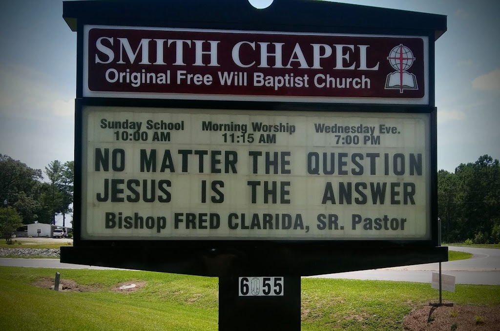 Smith Chapel Free Will Baptist | 6055 US-701 Hwy, Four Oaks, NC 27524, USA | Phone: (919) 934-9303