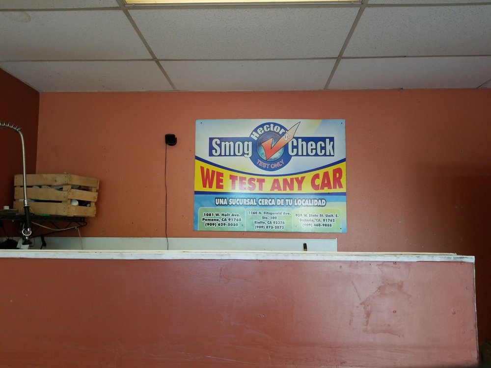 Hectors Smog Check | 1081 W Holt Ave, Pomona, CA 91768, USA | Phone: (909) 629-5050