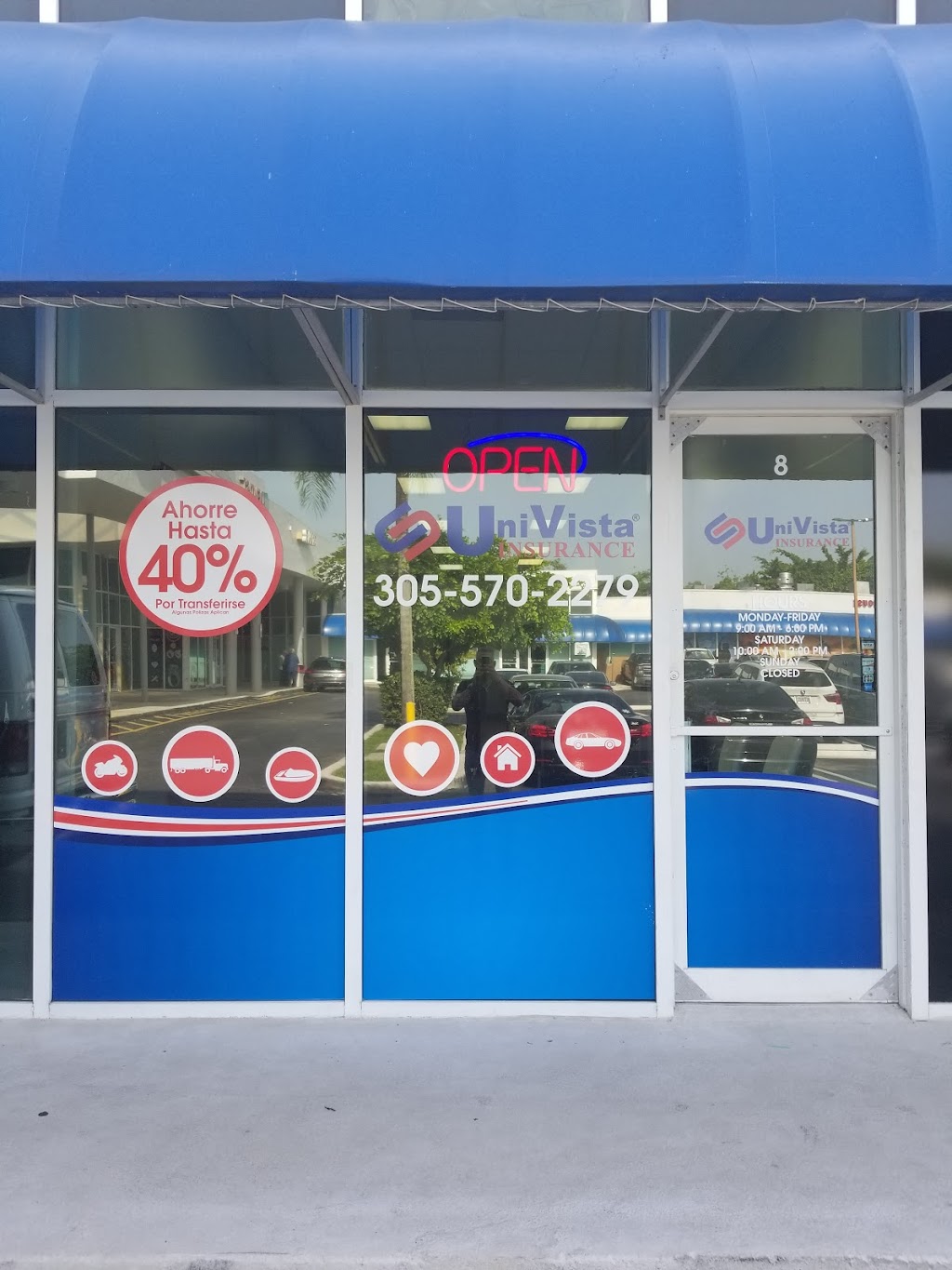 Univista Insurance | 10000 SW 56th St Suite 8, Miami, FL 33165, USA | Phone: (305) 570-2279